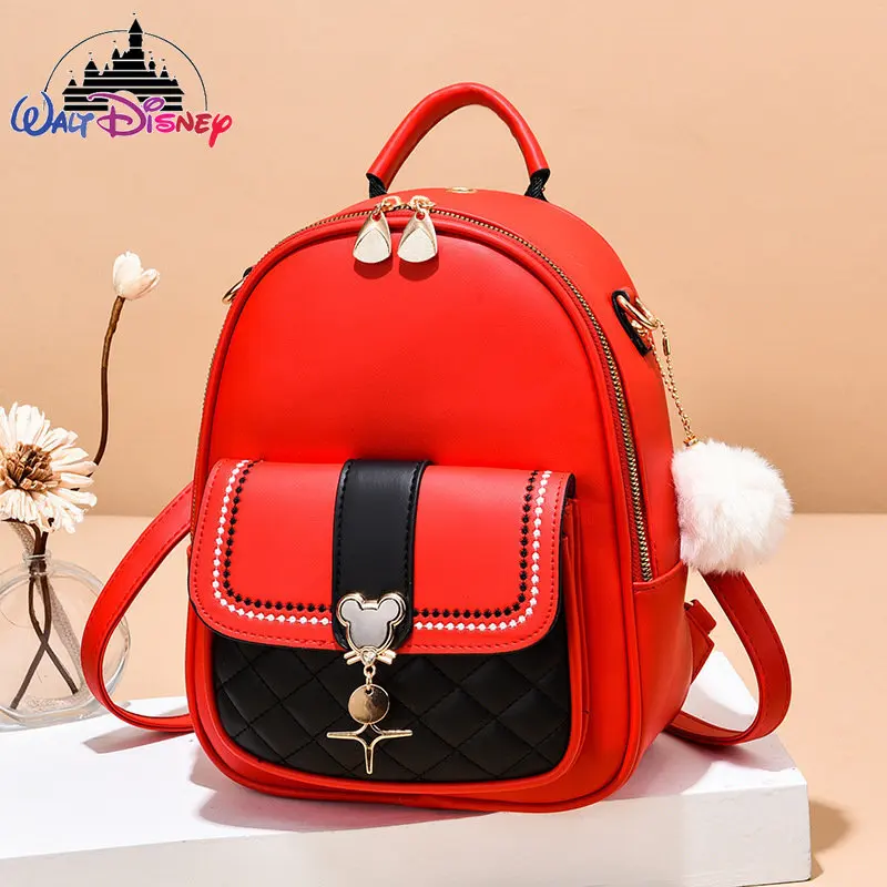 

Disney Mickey New Women's One Shoulder Crossbody Bag Multifunctional Women's Backpack Luxury Brand Fashion Women's Bag