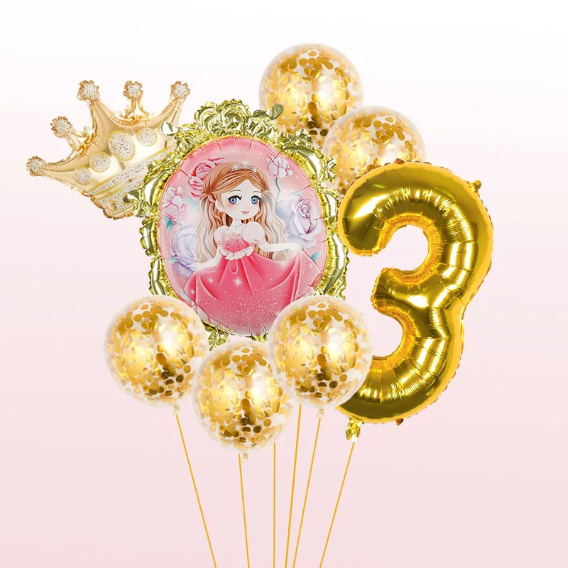 

8 шт., фольгированные шары с цифрами, 32 дюйма