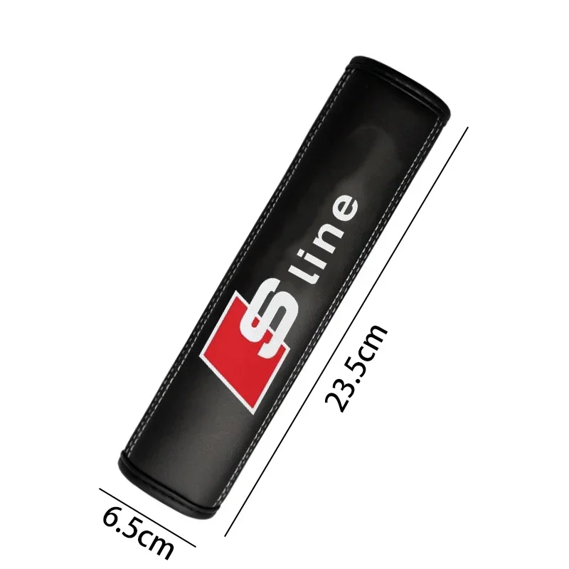 Кожаный автомобильный защитный чехол на ремень безопасности для Audi Sline A3 A5 A6 A4 A1 A2