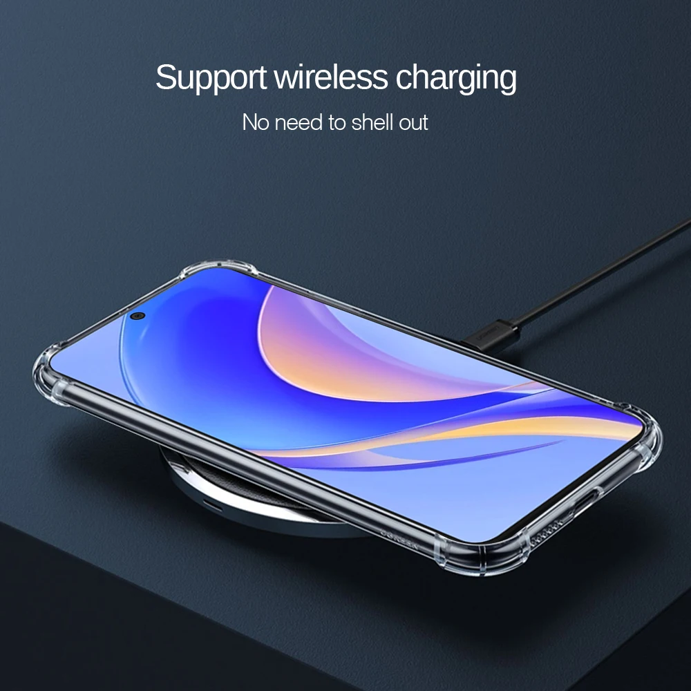 Роскошный прозрачный чехол для Huawei Nova Y90 мягкий силиконовый телефона