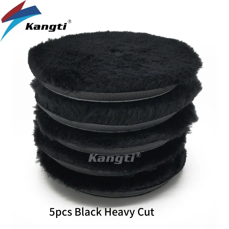 

Kangti 3 "/5"/6" шерстяная полировальная подушечка высокой плотности из овечьей шерсти полировальная подушечка для полировки автомобиля