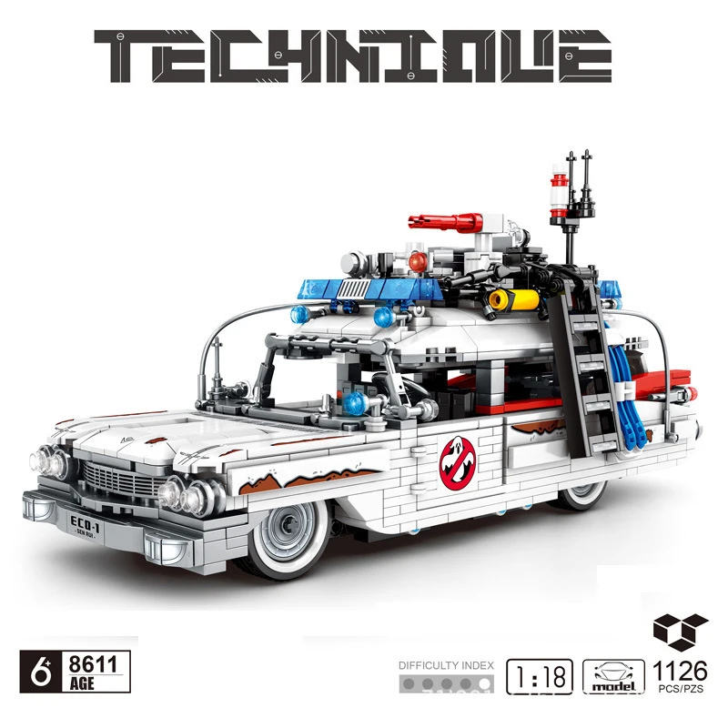 

High-tech Famous Racing Car Building Blocks Super Traffic Vehicle Model Ideas Movie Bricks Assembly Toys for Boys Birthday Gifts
