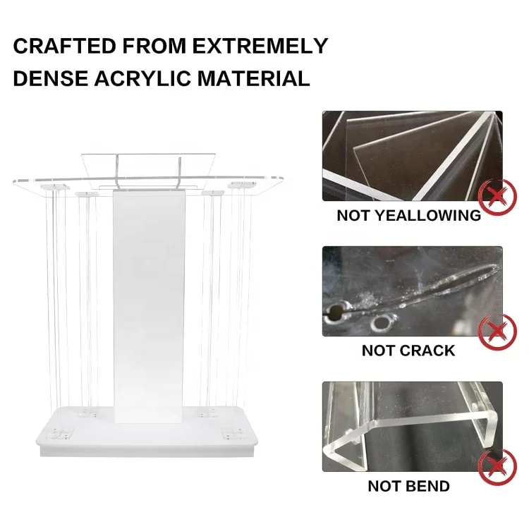 Акриловый подиум с колесами EP-006