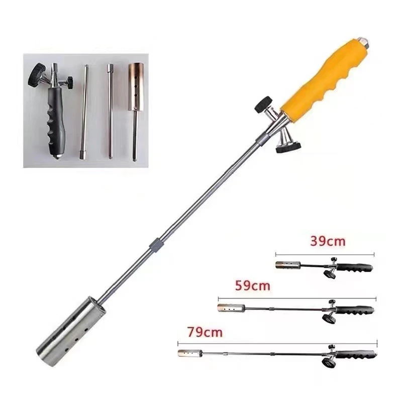 

Grass Shrub Practical Home Gas Blowtorch Adjustable Length Outdoor Garden Picnic Weed Burner Torch Gardening Tool Accessories