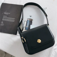 2022 fashion genuine pu brown woman mini shoulder bag leather bags female handbags ladies chain purse