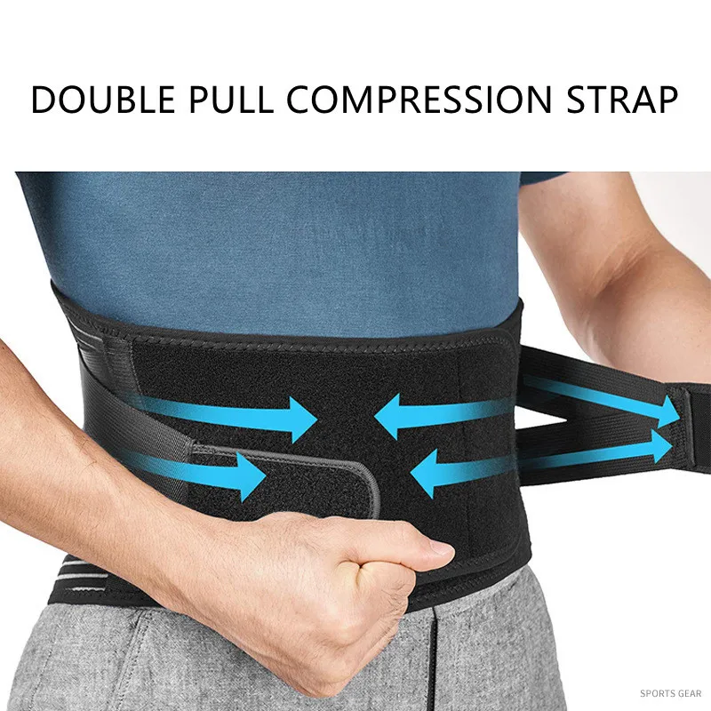 

Double Pull Back Lumbar Support Belt Waist Orthopedic Brace Men Women Corset Spine Decompression Waist Trainer Pain Relief