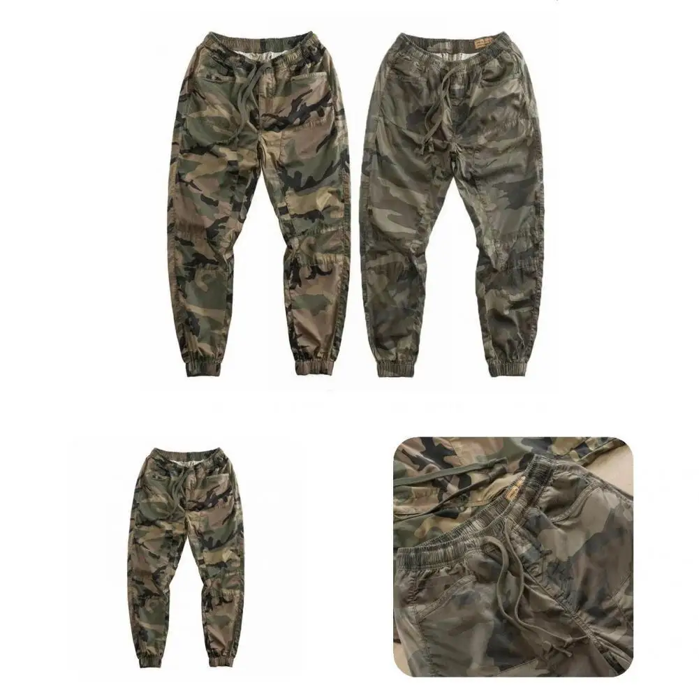 

Fabulous Trousers Ankle-banded Wear-resistant Men Pants Lightweight Cargo Pants