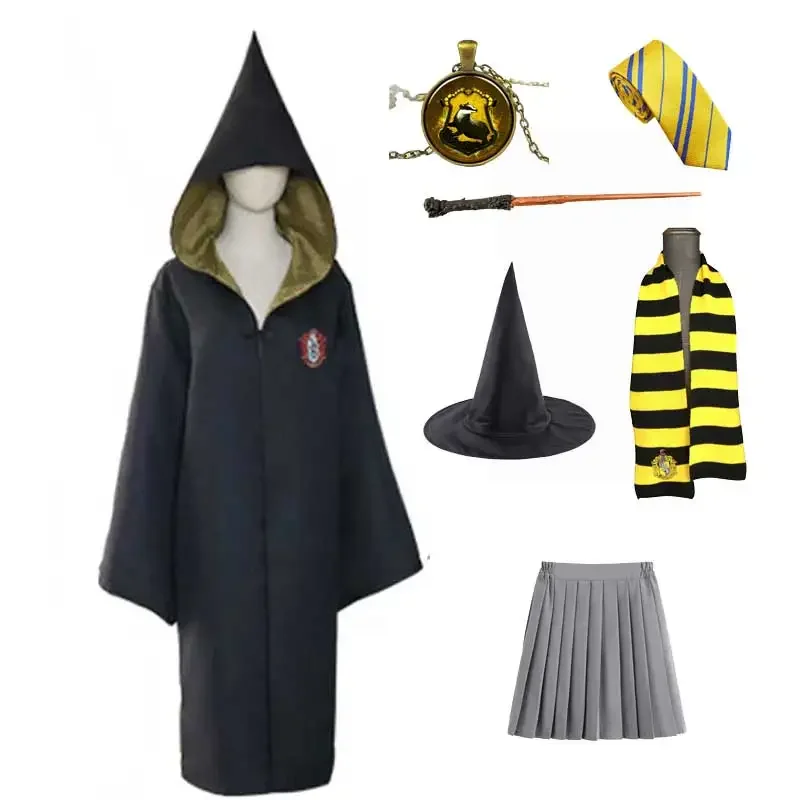 Женская школьная униформа в стиле волшебника и ведьмастера для женщин девушек