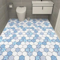 bathroom kitchen toilet floor stickers waterproof self adhesive wallpaper ground non slip balcony tiles thick and wear resistant