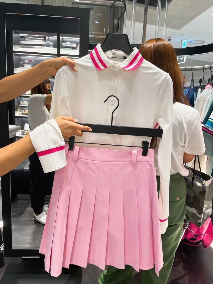 

Одежда для гольфа, Женская весенне-летняя тонкая облегающая юбка, шорты, модная плиссированная юбка