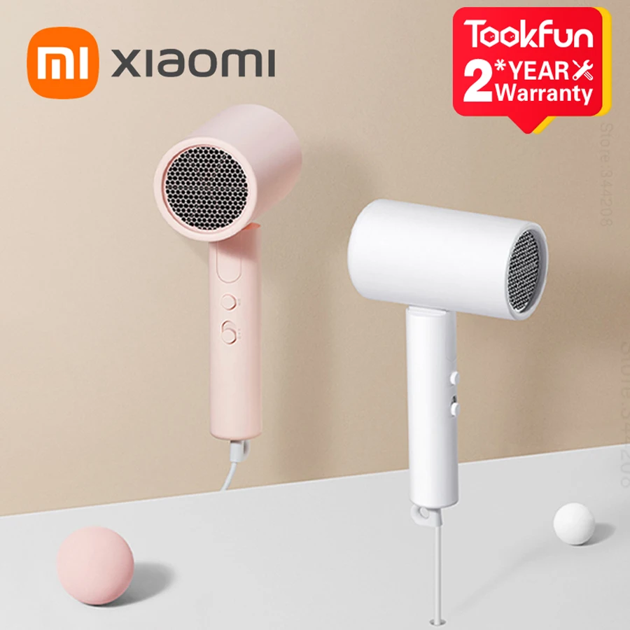 

NEW XIAOMI MIJIA H101 Portable Anion Hair Dryer 50 Million Negative Ions Hair Care 1600W Quick Dry Professional Travel Foldable