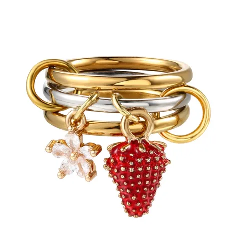 Комплект колец ZHOUYANG  из нержавеющей стали