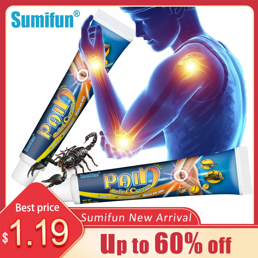 

20g Sumifun Scorpion Venom Joint Treatment Ointment Arthritis Muscle Pain Shoulder Neck Waist Analgesic Cream Chinese Medicines
