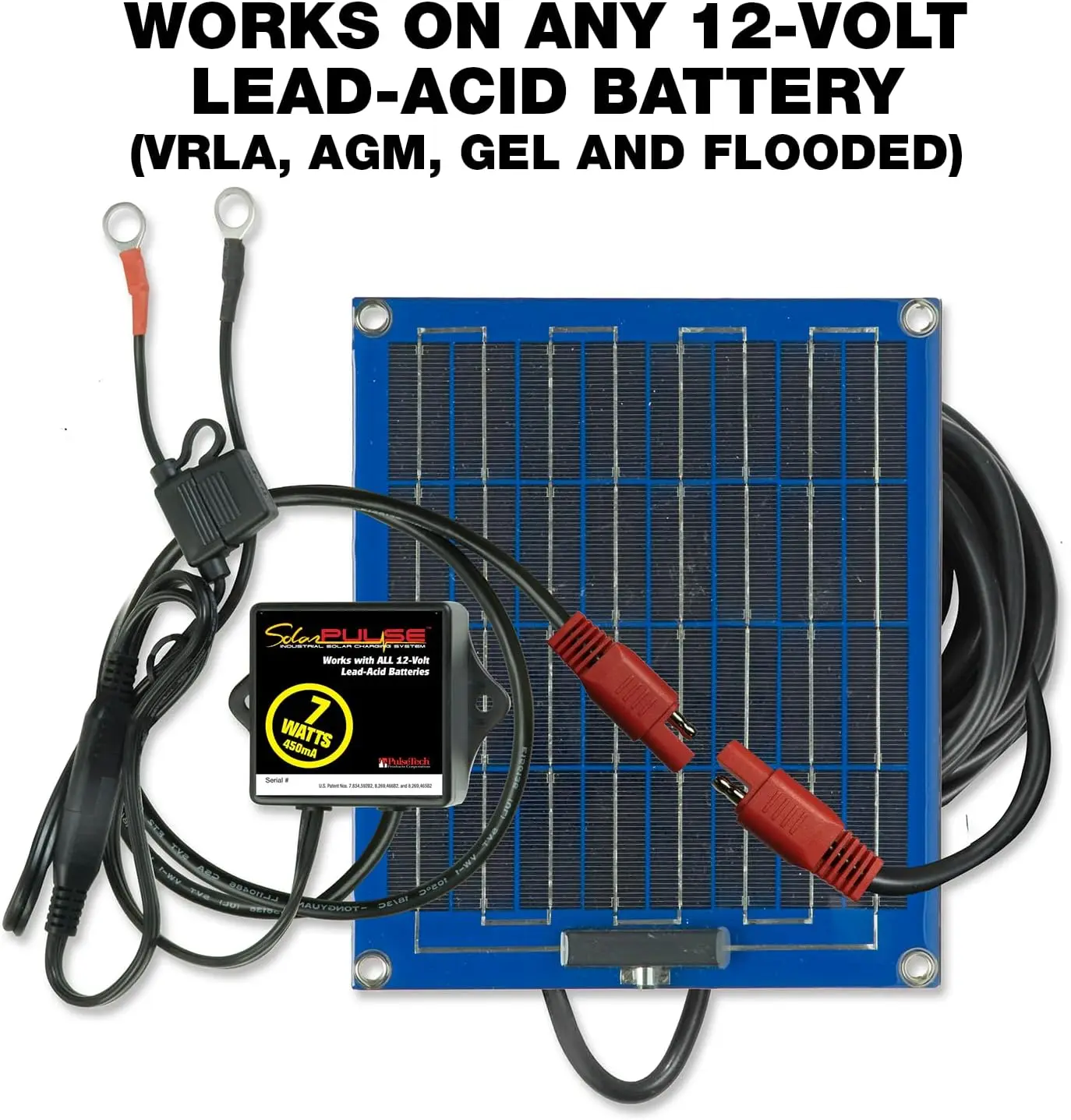 Техническое зарядное устройство для солнечной батареи SolarPulse SP7 синее 7 Вт