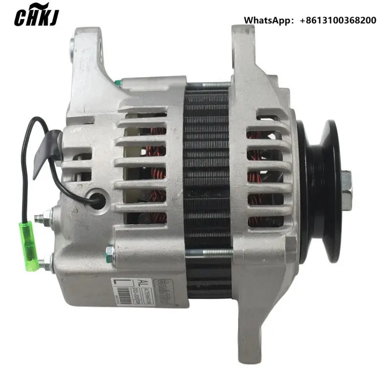 Фото Генератор CHKJ12V 40A 17525-64011 19836-77200, совместимый с двигателями Yanmar 3TN100L, 3TN84L, 3TN84TL, 3TNE68, 3TNE82A №1