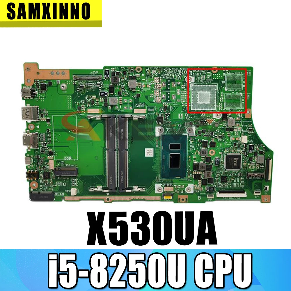 

X530UA Motherboard For asus vivobook s15 X530U S530U S530UA A530U F530U K530U x530ua x530uf x530un Laptop Mainboard i5-8250U CPU