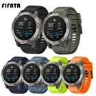 Ремешок для наручных часов FIFATA, быстросъемный силиконовый браслет для смарт-часов Garmin Fenix 5X 6X 6 5 5S 6S 3 3hr, 26 мм 22 мм 20 мм