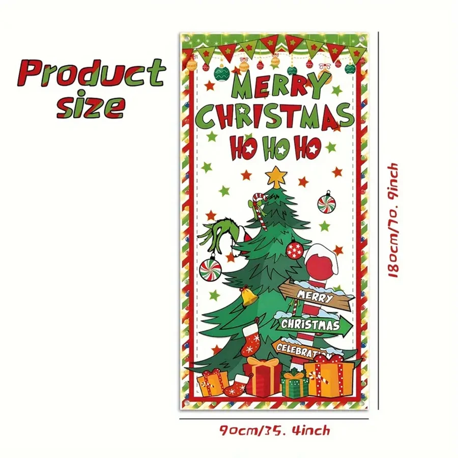 Задний фон для рождественской двери |