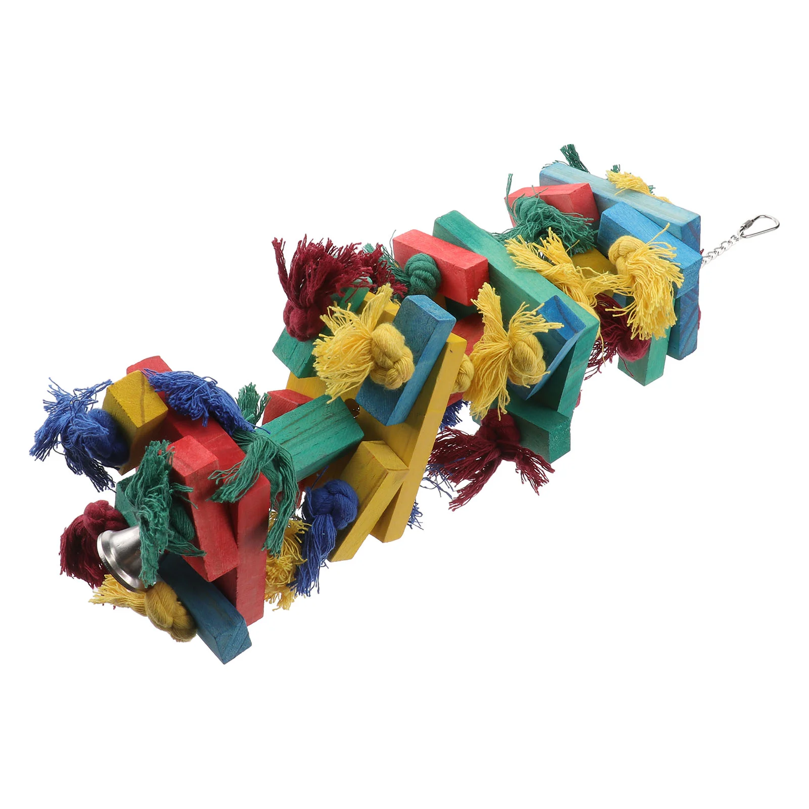 

1Pc Parrot Chewing Colorful Log Hanging Nontoxic Colorful Bite String for Birds