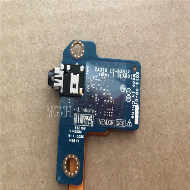 LS-B331P Оригинал для DELL 13 2-в-1 7351 плата аудиопорта гарнитуры ZAU70 B331P 100% ТЕСТ ОК