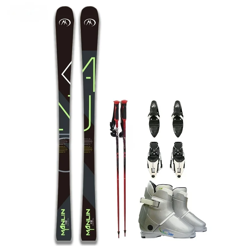 Фото Новый сноуборд Manlin Dual-Ski для мужчин, изготовленный из европейских материалов, комплект для катания на снегу в горнолыжных курортах №3