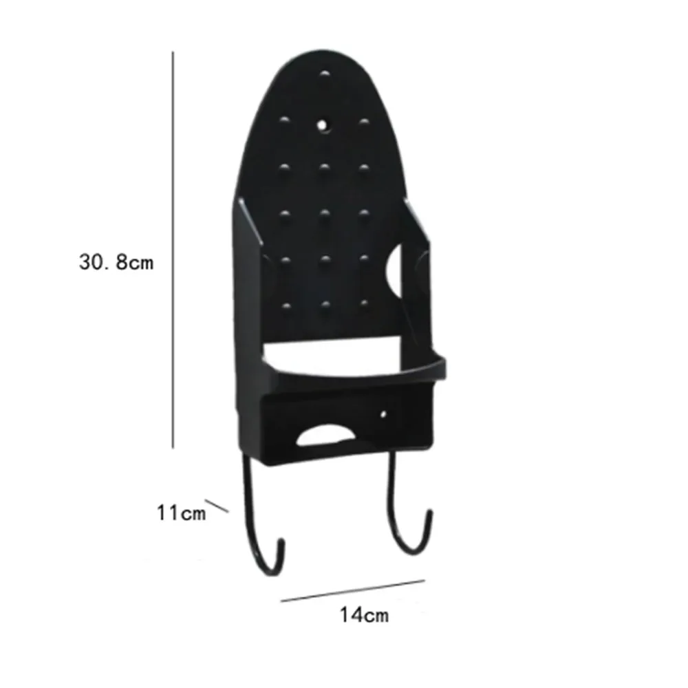 

Ironing Board Hanger Wall Mount Iron Hanger Ironing Board Rack Electric Iron Holder Household Bathroom Shelf