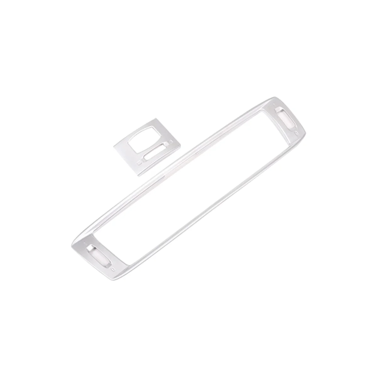 

Car Interior Center Console Air Condition Air Vent Outlet Frame Cover Decor Trim for BMW X3 F25 2011-2017(Silver)