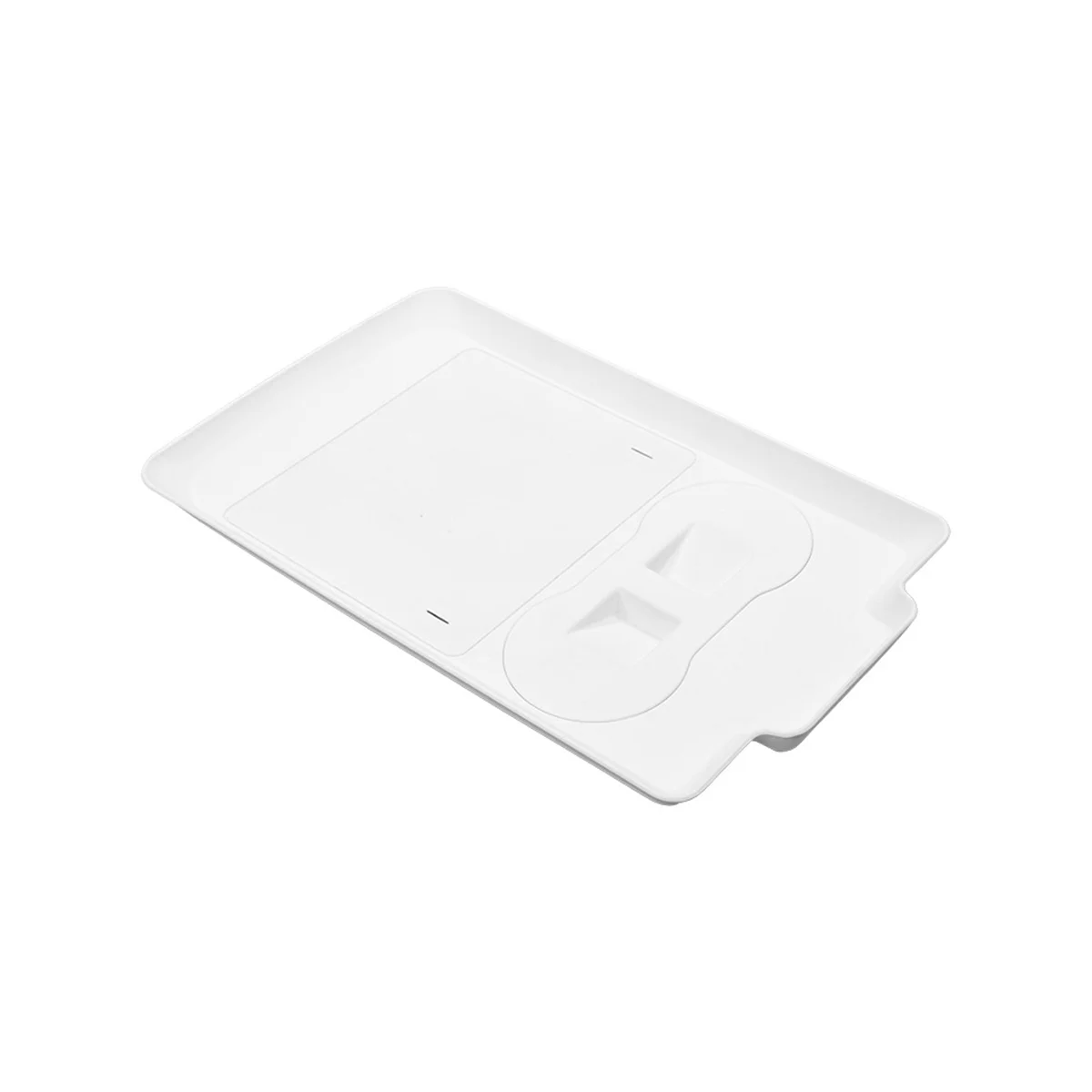 

Central Control Travel Portable Organizer Tray Food Desk Table for Tesla Model 3/Y 2021-2023 Accessories - White