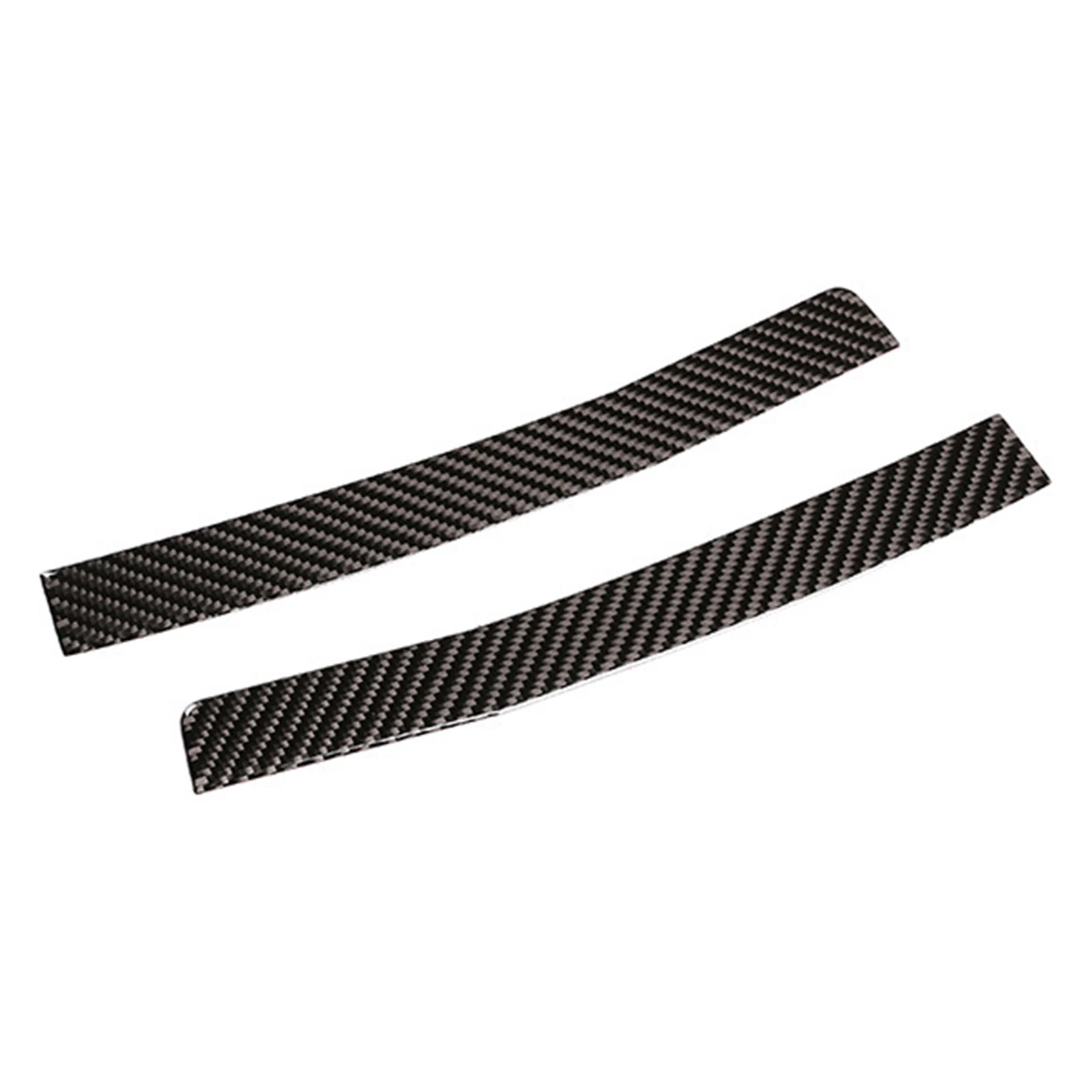 

2Pcs Car Door Mirror Rear View Trim Rearview Decoration Strips Cover Real Carbon Fiber for Nissan Sylphy 2016-2019