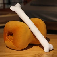 the new simulation kawaii brown dog bone pillow separate nap real element short plush plush toy stuffed animals
