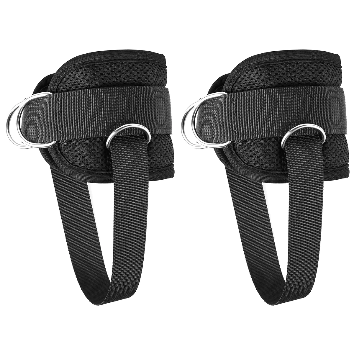 

2Pcs Ankle Straps Kickback Ankle Straps Adjustable Gym Ankle Brace Lightweight Portable Padded Ankle Cuffs Lower Body Exercises