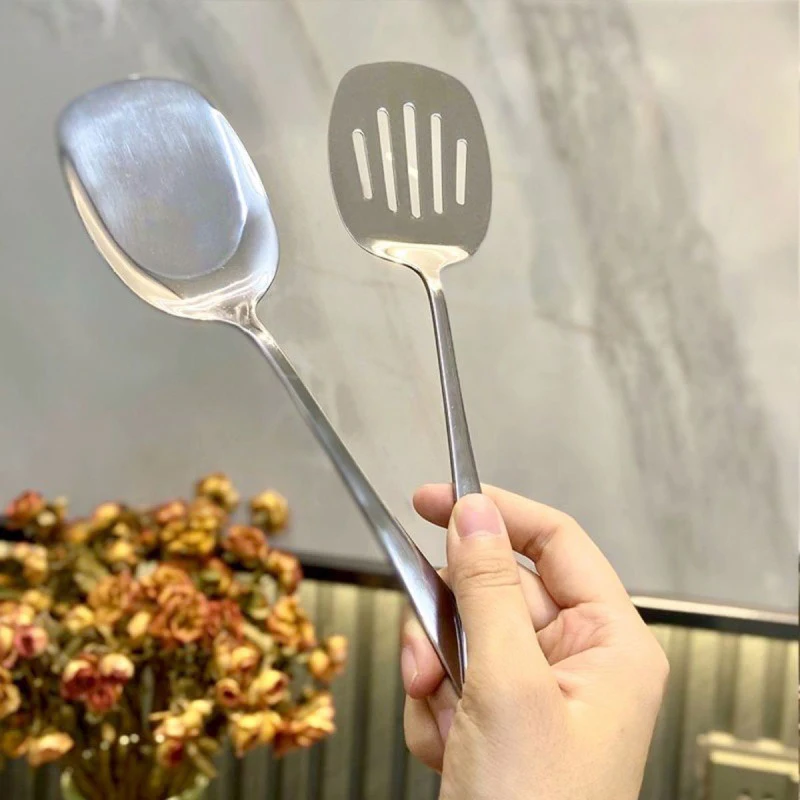 Ложка для овощей из нержавеющей стали дырявая ложка кастрюля лопатка жарения