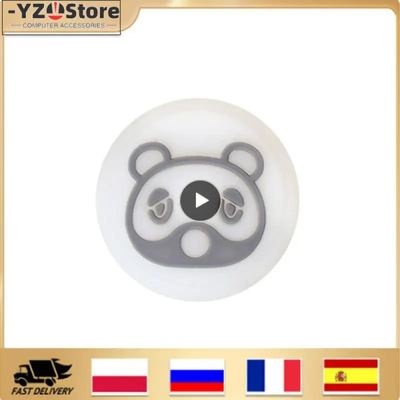 

Feels Great Silicone Cap Black Sky Blue Bear Protective Case Tight Fit Comfortable Touch Gamepad Anti-slip And Wear-resistant