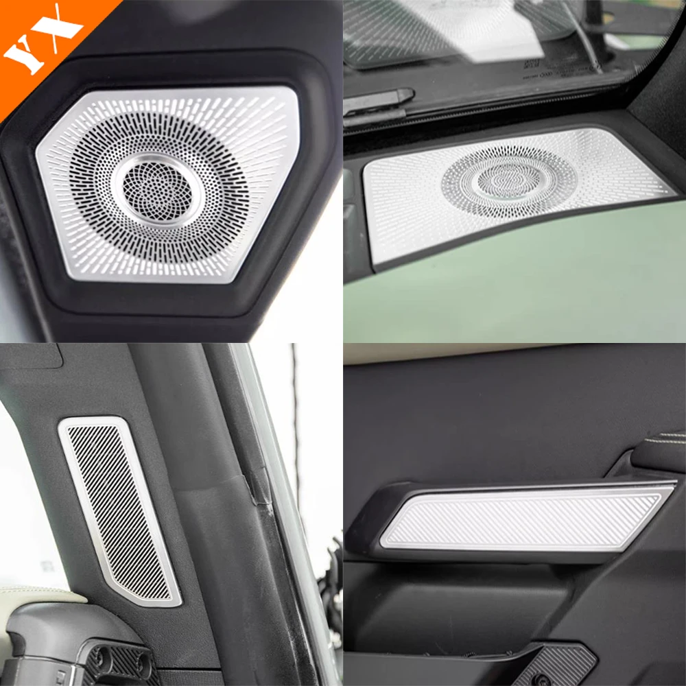 Для Ford bronco 2024 2025 аксессуары из нержавеющей стали черный автомобильный дверной