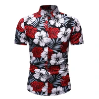 2022 new summer hawaiian mens shirt 3d printed floral shirts for men casual trend fashion clothing tee shirt men flowers camisa