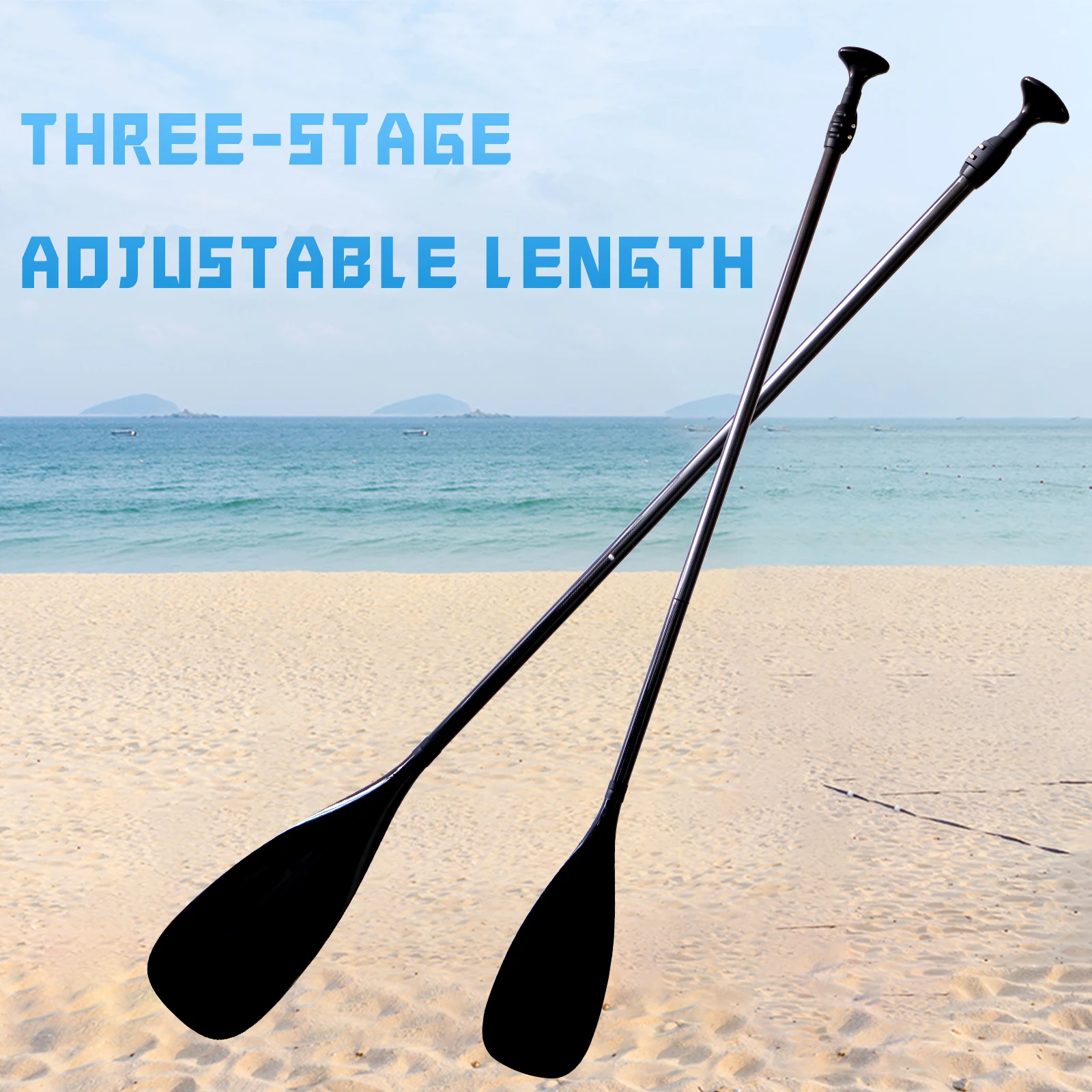 

Трехступенчатая подставка из углеродного волокна с регулируемой длиной для серфинга, серфинга, весла, аксессуары