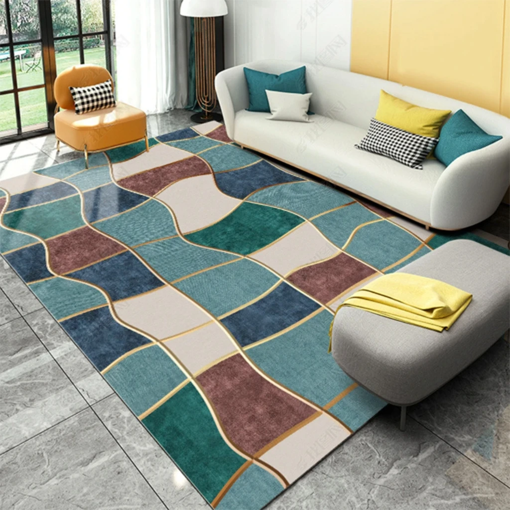 

Carpet In The Living Room That Looks Like Marble Persian Carpets Can Be Used To Decorate A Modern Home In An Art Style And Are