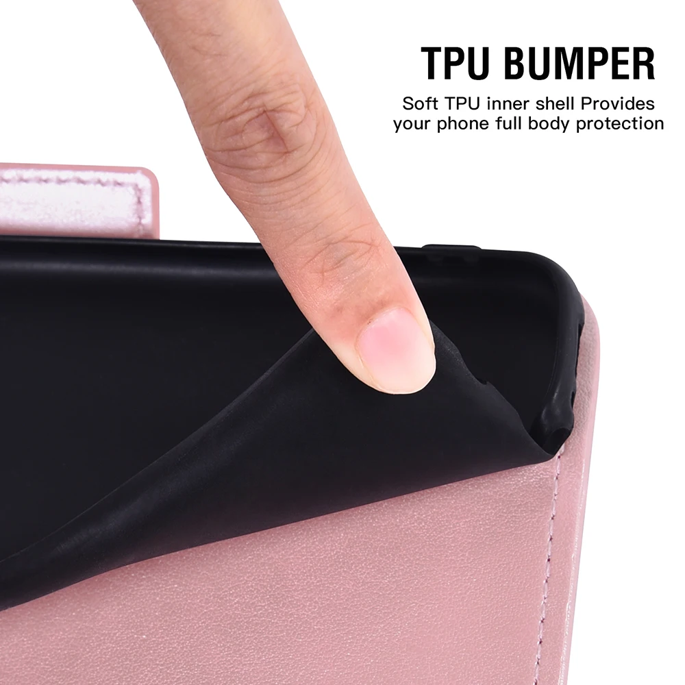 flower flip cover wallet mobile phone case for umidigi f1 f2 power 3 a11 a9 pro a9pro s5 pro credit card slot wrist free global shipping