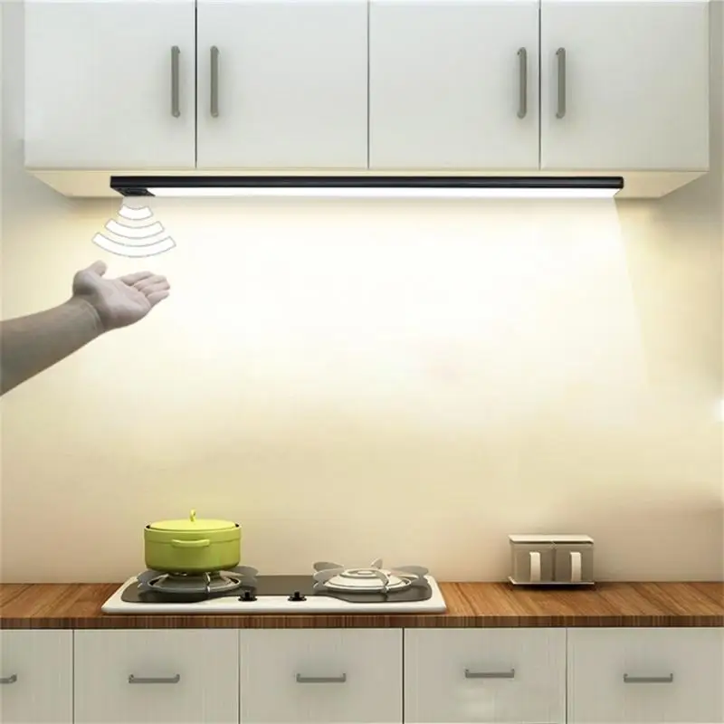 

Hand Sweep Closet Wardrobe Lamps Accessories Tools Led Under Cabinet Light 20/40/60cm Led Night Light Motion Sensor Aluminum