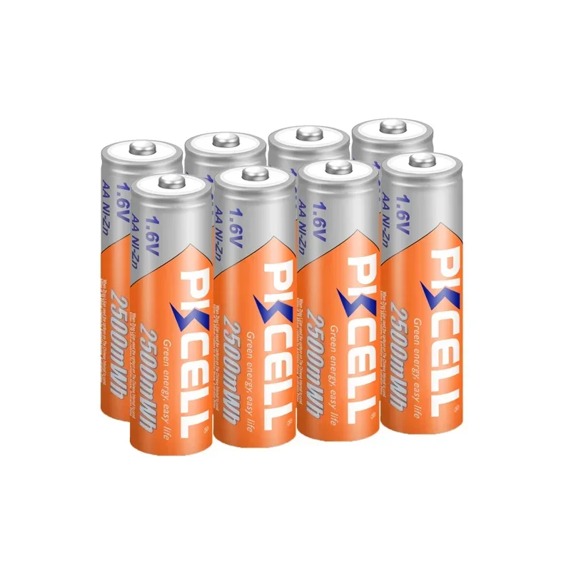 Аккумуляторная батарея PKCELL 8 шт. AA 2500 МВтч + NI-ZN AAA 900