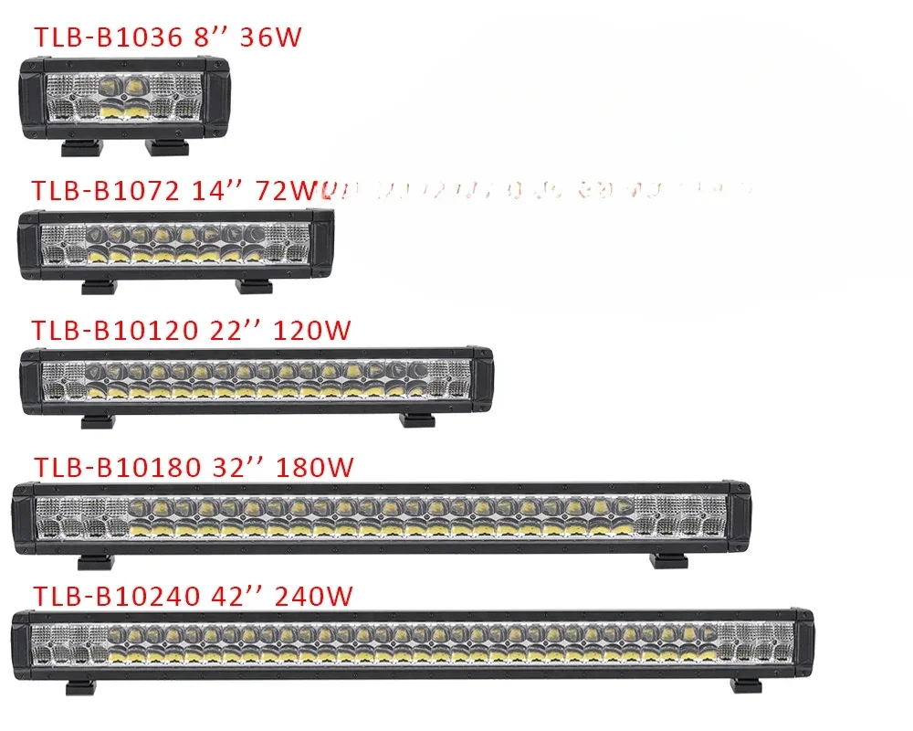 Светодиодные автомобильные фонари серии Totron ATV UTV Водонепроницаемые двухрядные