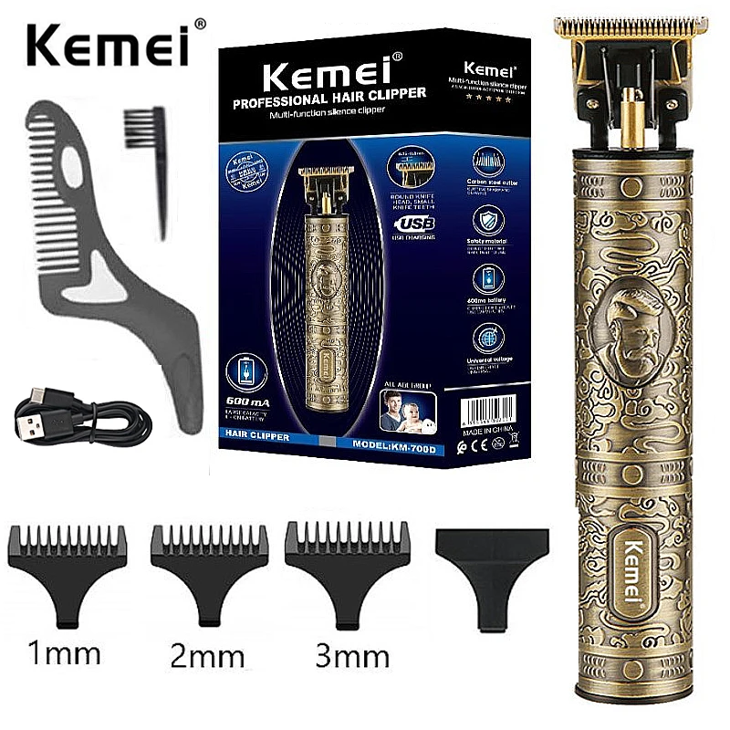

Компактная профессиональная машинка для стрижки волос от Kemei