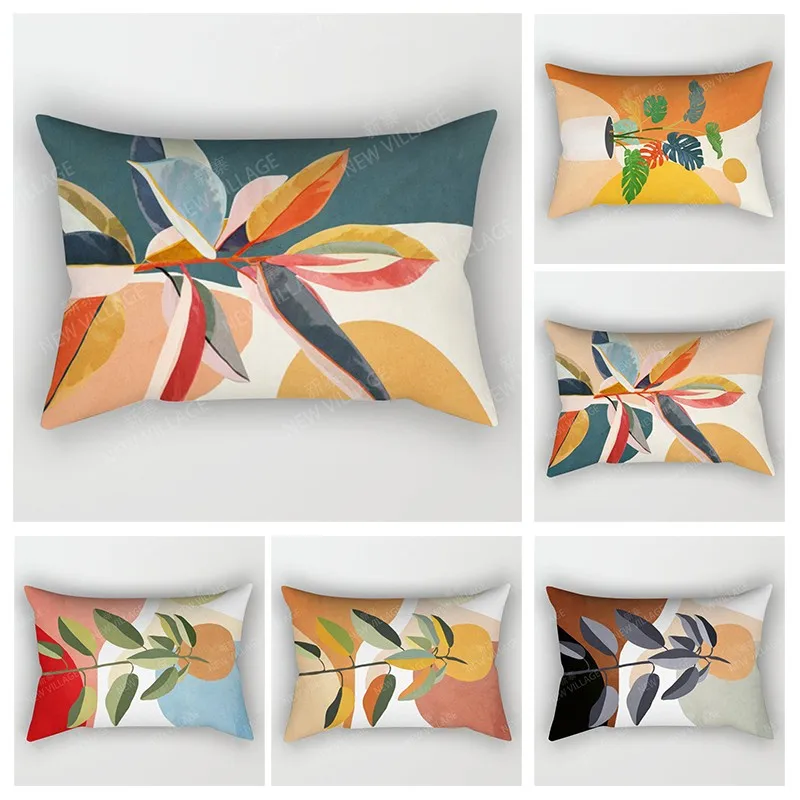 

Nordic Autumn Sofa Throw Pillow Cover Modern Abstract Geometry Bohemian Home Decoration Living Room