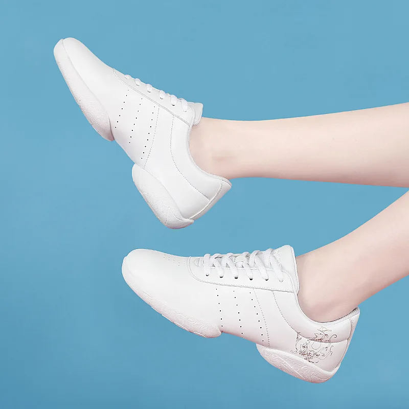 

XIHAHA Girls Children Aerobics Shoes Hip-hop Jazz Shoe Women Competitive Gym Fitness Shoes Soft Sole Kids Woman's Dance Sneakers