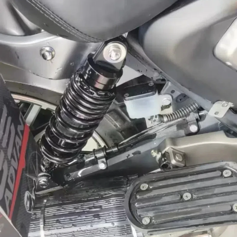 Мотоциклетный 320 мм регулируемый задний амортизатор универсальный пружинный