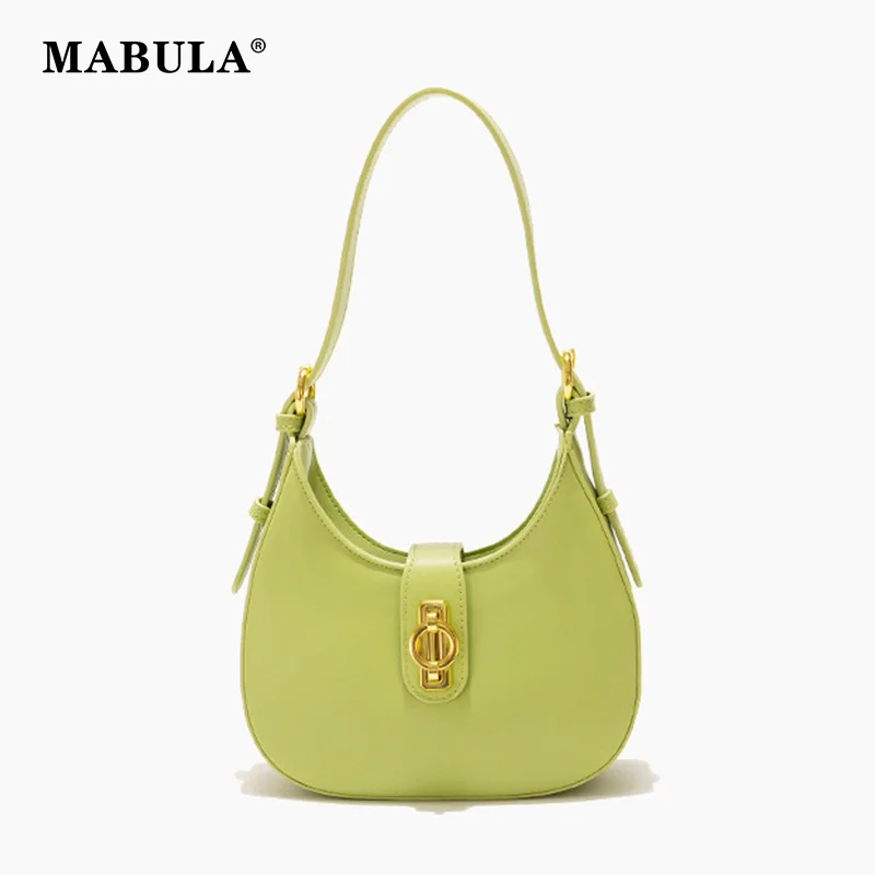 

New Stylish Women Half Moon Shoulder Bags High Quality PU Leather Phone Purse Small Tote Handbag Female Crossbody Bag