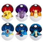 Новый оригинальный Pokemon 6 шт. семейный набор коробка Eevee Psyduck игрушка покебол Venusaur blastise Аниме Фигурка модель детские подарки