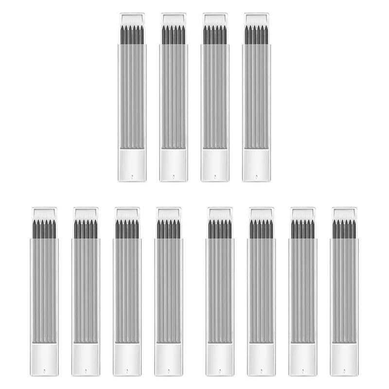

72 Pieces Black 2.8Mm HB Refill Leads For Carpenter Pencil, Study Long Lasting Pencil Leads For Mechanical Pencil