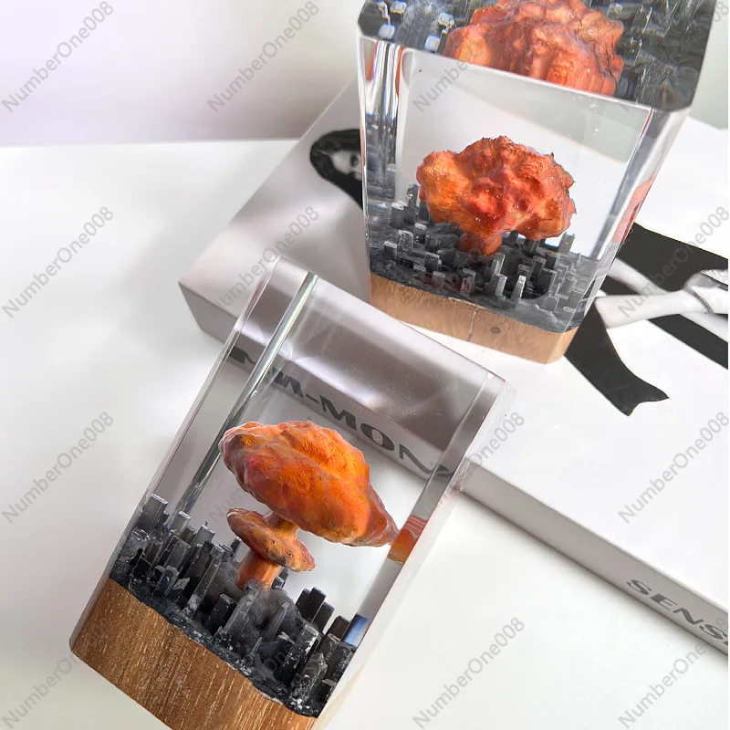 Трансграничный ночник орнамент Огеймера атомная бомба взрыв грибное облако