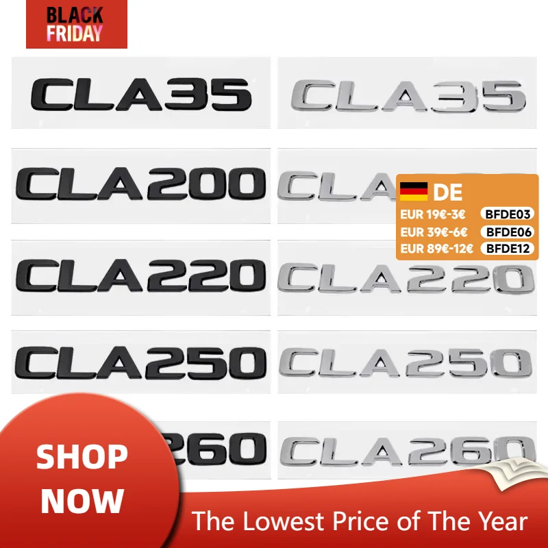 Задний багажник эмблема логотип наклейка для CLA Class AMG CLA35 CLA45 CLA63 CLA180 CLA200 CLA220 CLA250